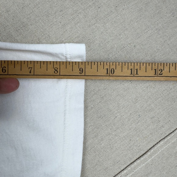 Vtg 1991 Jerzees Road Race Tee Men's M/L White Running‎ Labor Day Macon Tracks - Picture 9 of 9